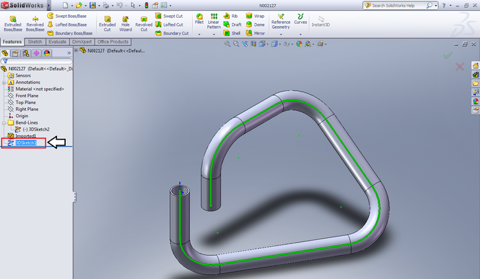SOLIDWORKS: Using the Lofted Bend Feature to Create a Sheet Metal Square to  Round